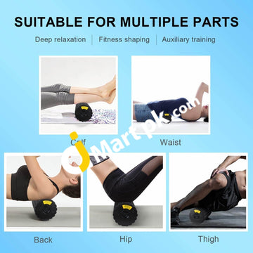 Cotsoco Foam Roller High Intensity Vibration Massager With 4 Speed For Muscle Recovery Pliability